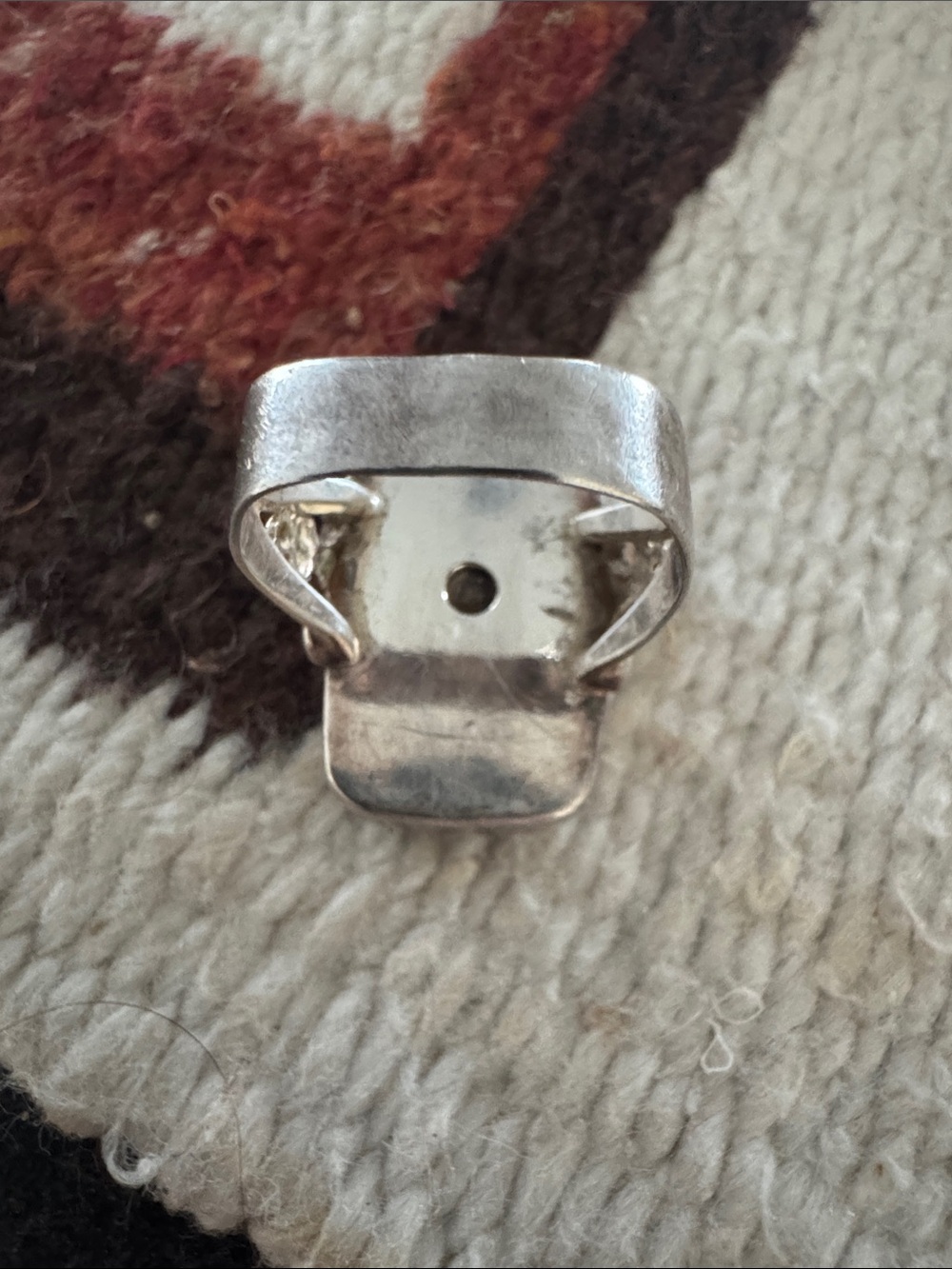 Sterling Silver Tiger's Eye Statement Ring - Brown & Gold - Picture 7 of 8